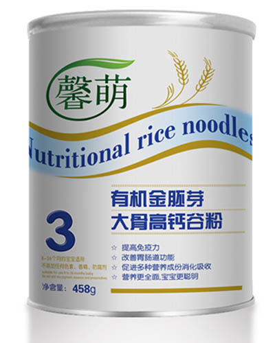 馨萌有機金胚芽大骨高鈣谷粉3段