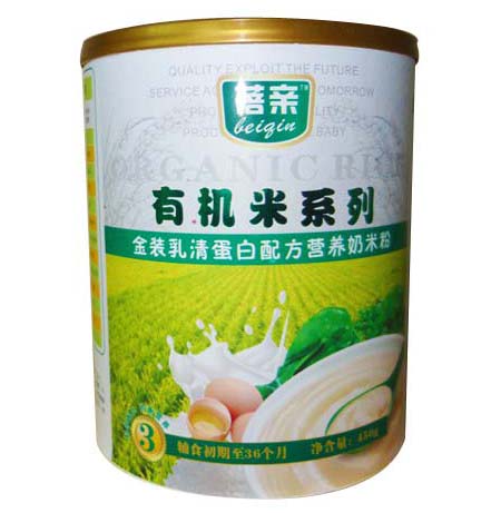 蓓親有機米乳清蛋白奶米粉