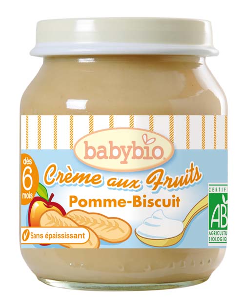 babybio水果奶油慕斯(蘋果)