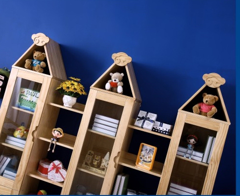 月亮船尖頂書(shū)柜