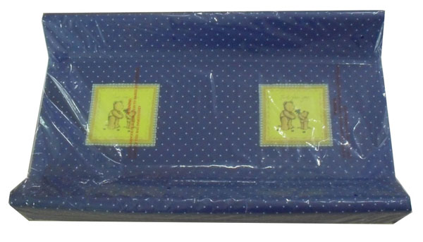 寶貝兒女藍(lán)色波點寶寶尿布臺