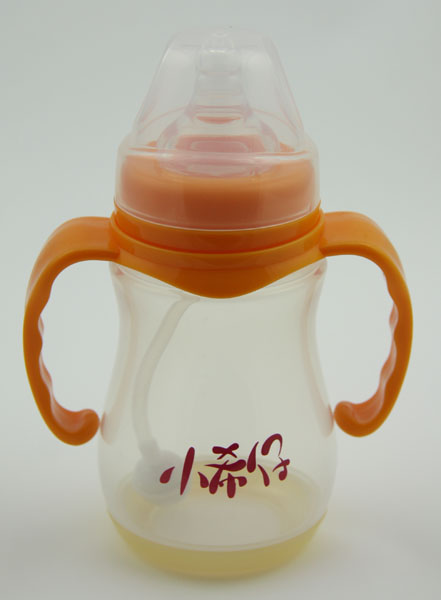 小希仔寬口雙柄全自動硅膠奶瓶