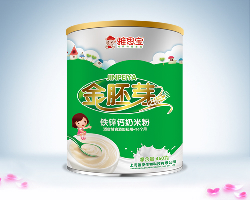 雅思寶金胚芽鐵鋅鈣奶米粉