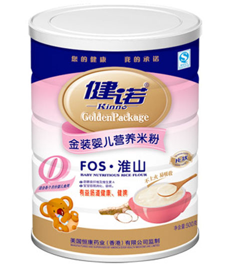 健諾FOS淮山嬰兒營養(yǎng)米粉0段聽裝