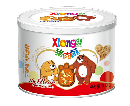 熊大熊二營養(yǎng)配方胡蘿卜豬肉酥