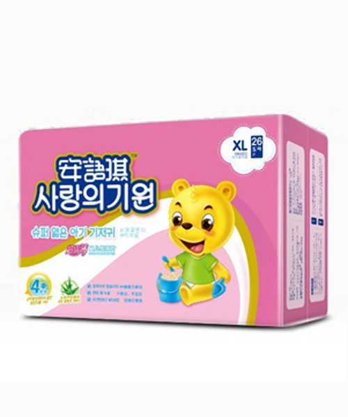 安語琪超級薄棉柔舒體yinge紙尿褲XL