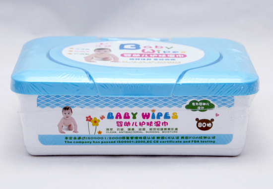 住邦嬰兒護膚濕巾80片盒裝