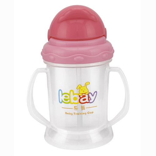 樂(lè)蓓嬰幼兒學(xué)飲杯6913A紅色