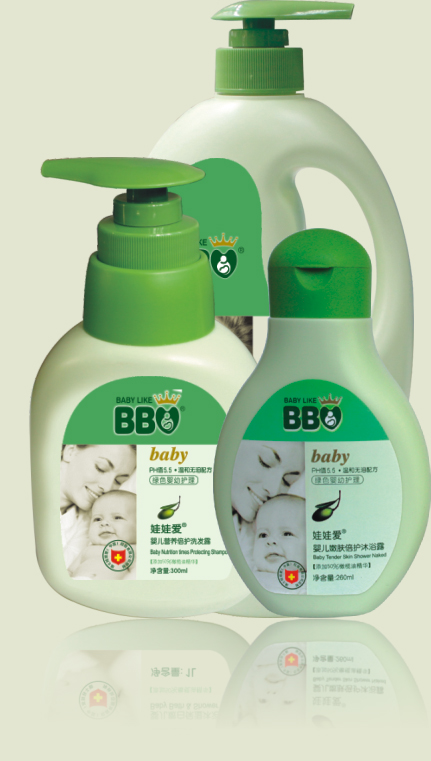 嬰兒嫩白保濕沐浴露