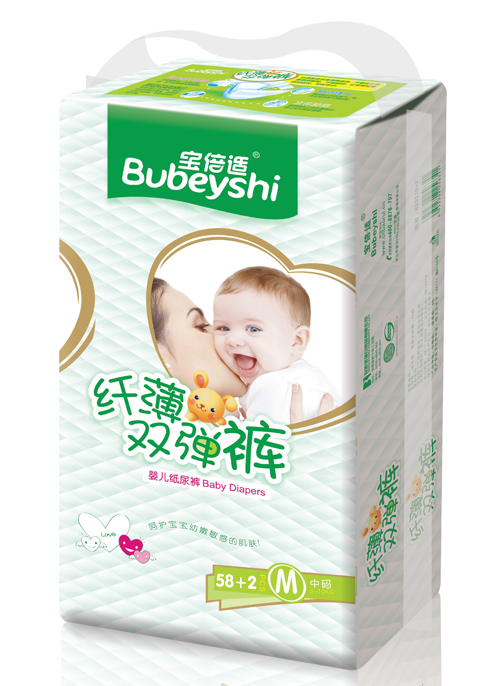 寶倍適纖薄雙彈褲M中碼