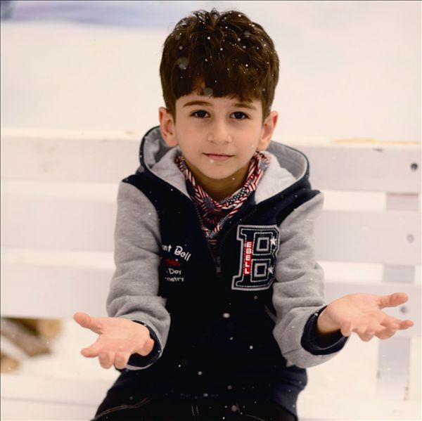 吉象貝兒男童針織外套