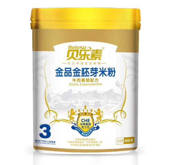 貝樂素牛肉番茄金胚芽米粉3段