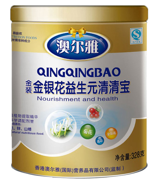 澳爾雅金裝金銀花益生元清清寶