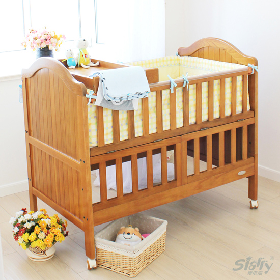 森尼橡木嬰兒床