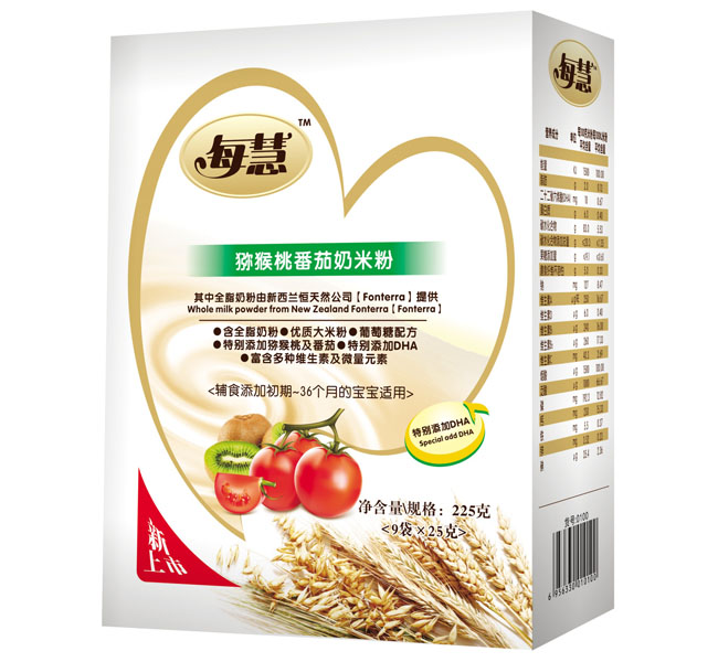 每慧獼猴桃番茄牛奶米粉225