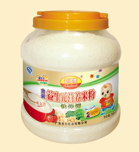 新多樂鐵鋅鈣益生元營(yíng)養(yǎng)米粉2段