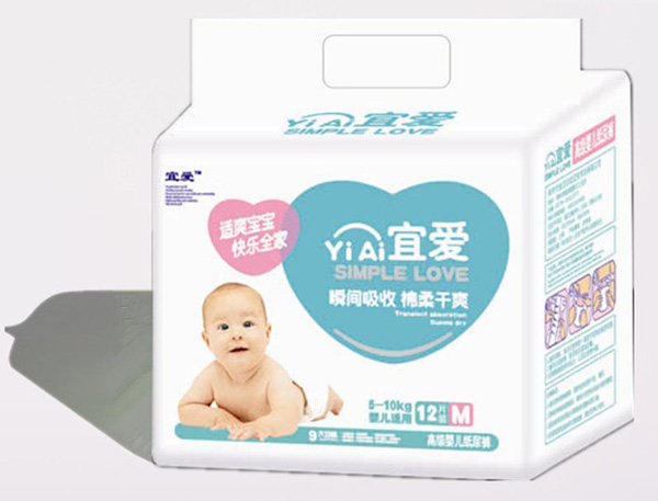 宜愛(ài)高級(jí)嬰兒紙尿褲M12