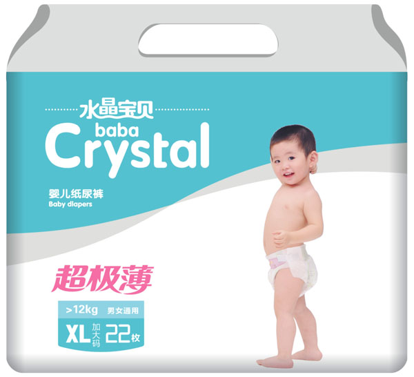水晶寶貝超級薄嬰兒紙尿褲XL22