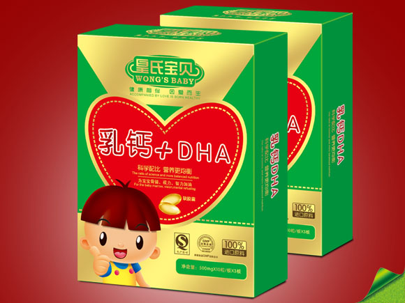 皇氏寶貝乳鈣+DHA軟膠囊