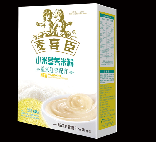 麥喜臣小米營(yíng)養(yǎng)米粉薏米紅棗配方盒裝
