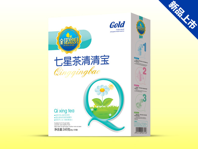 金諾恩貝盒裝七星茶清清寶