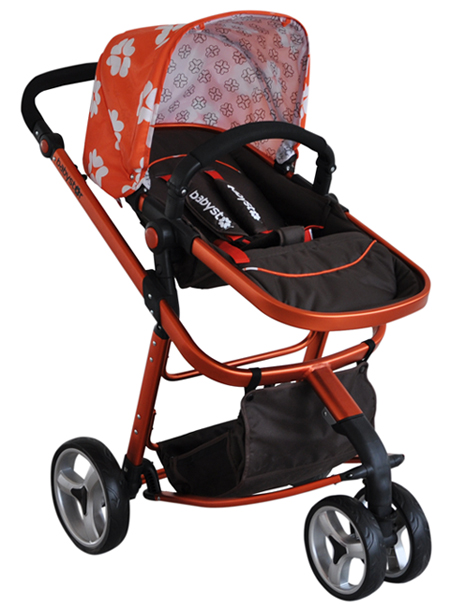 貝之星嬰兒推車T5000型粉紅色