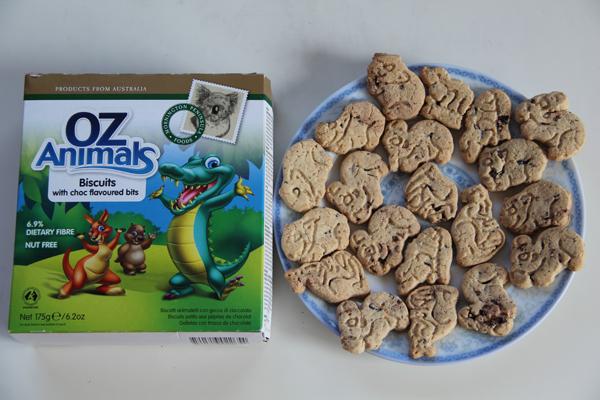 澳洲特色動(dòng)物兒童無(wú)敏巧克力味餅干