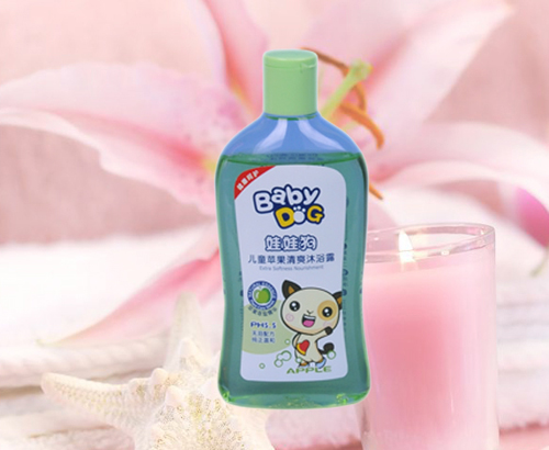 娃娃狗兒童蘋(píng)果清爽沐浴露