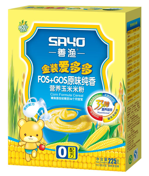 善漁金裝愛多多原味純香營養(yǎng)玉米米粉