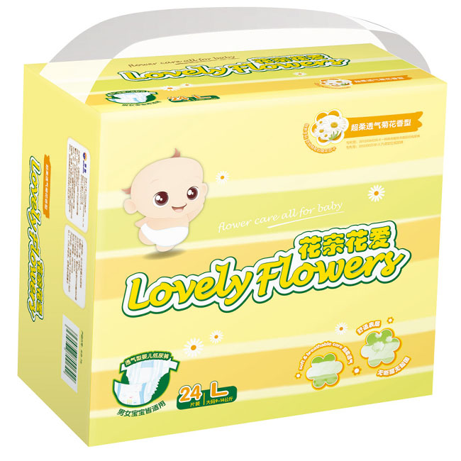 Aptamil花親花愛(ài)超級(jí)透氣菊花紙尿褲L20