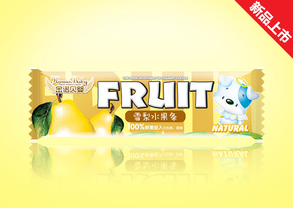 金諾貝嬰雪梨水果條袋裝