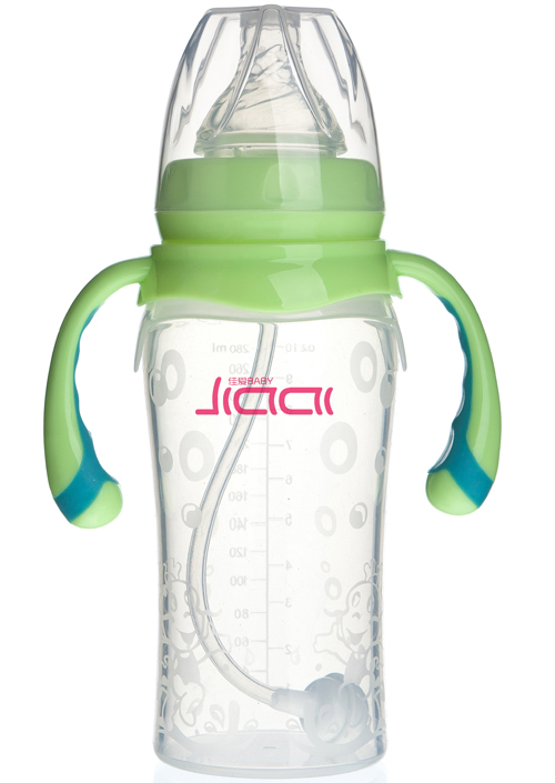 佳愛自動(dòng)硅膠奶瓶(寬口徑)300ml