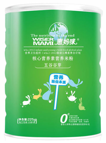 惠媽咪五谷谷芽核心營(yíng)養(yǎng)素營(yíng)養(yǎng)米粉罐裝