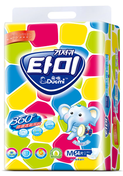 朵咪極薄超能吸嬰兒紙尿片M54片