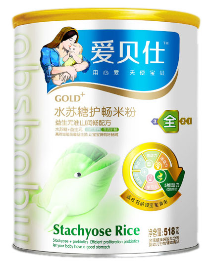 愛貝仕益生元淮山潤暢水蘇糖護(hù)暢米粉