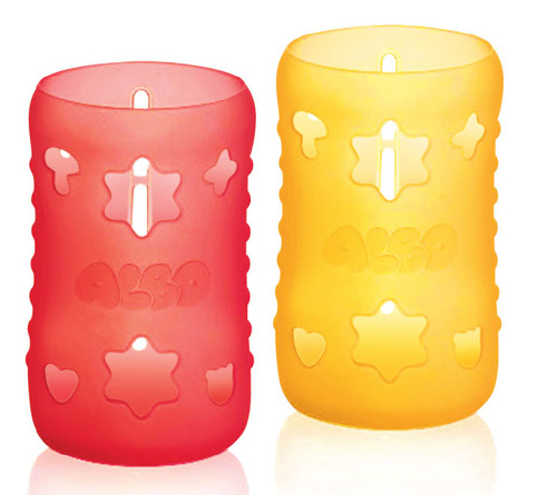 愛樂寶感溫變色硅膠套(240ml寬口徑)