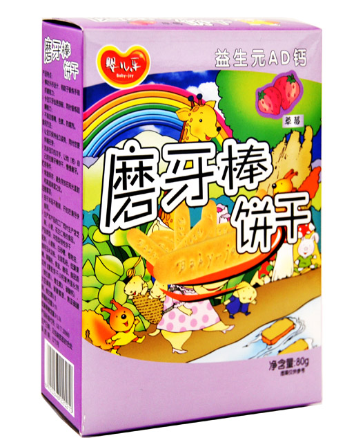 嬰兒樂(lè)普通磨牙棒草莓為80g