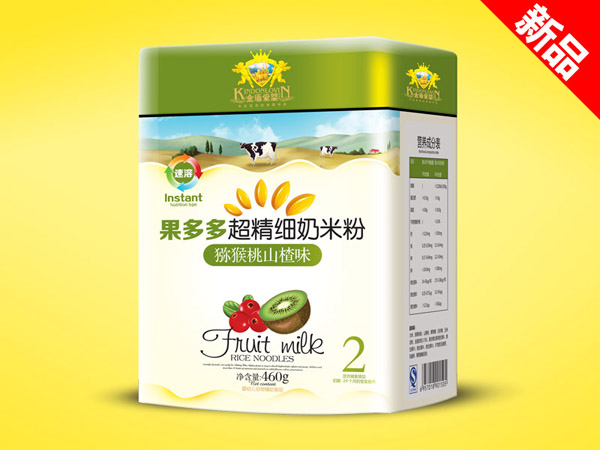 金盾愛(ài)嬰獼猴桃山楂超精細(xì)奶米粉聽(tīng)裝