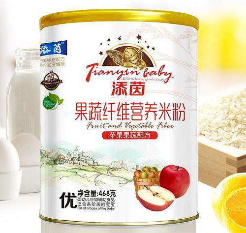 添茵蘋果果蔬配方果蔬纖維營(yíng)養(yǎng)米粉