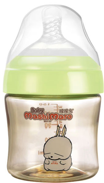 矇矇兔綠色PPSU自動寬口奶瓶150ml