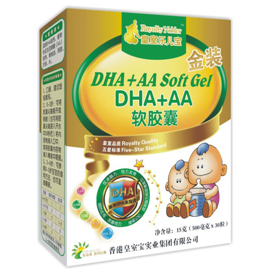 皇室樂兒寶DHA+AA軟膠囊30粒裝