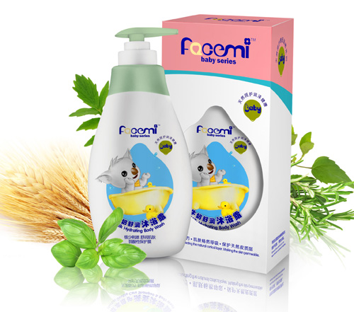 花成美牛奶舒潤沐浴露