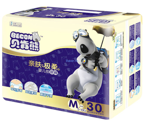 貝肯熊親膚極柔紙尿褲M碼