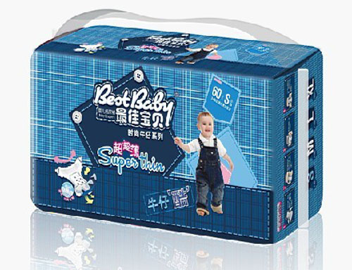 寶貝時(shí)尚牛仔紙尿褲S碼