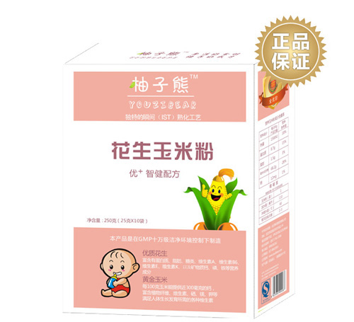 柚子熊花生玉米粉