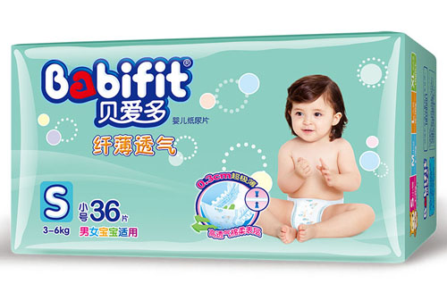貝愛多纖薄透氣紙尿片S碼36片