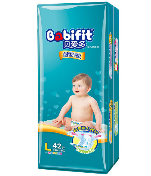貝愛多超級干爽紙尿褲L碼42片大包裝