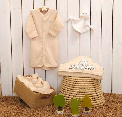 棉果果彩棉寶寶衣睡眠禮盒