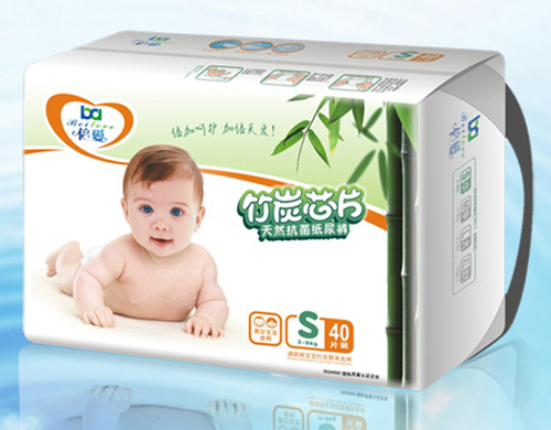 倍愛(ài)綿柔極薄竹炭芯片紙尿褲XL碼(小包裝)