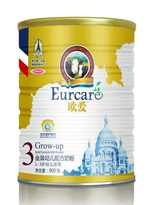 歐愛原裝進(jìn)口金裝幼兒配方奶粉3段